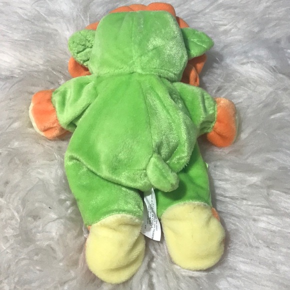 Vintage 1998 plush bear sunflower outfit 10 inches - Picture 5 of 6